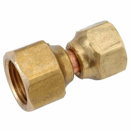 ATC Anderson Metals 1/2 in. Female Flare in. X 3/8 in. D Female Flare Brass Swivel Flare Connector 754075-0806AH